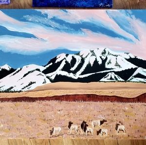 Paradise valley montana painting